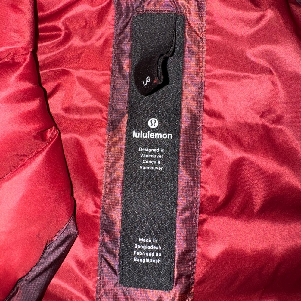 lululemon athletica Red Vest